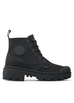Palladium Trapery Pallabase Twill 96907-008-M Czarny ze sklepu MODIVO w kategorii Workery damskie - zdjęcie 181189206
