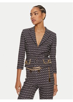 Elisabetta Franchi Marynarka GI-S85-46E2 Czarny Regular Fit ze sklepu MODIVO w kategorii Marynarki damskie - zdjęcie 181189209
