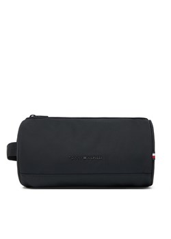 Tommy Hilfiger Kosmetyczka Th Repreve Washbag AM0AM13365 Czarny ze sklepu MODIVO w kategorii Kosmetyczki - zdjęcie 181189318