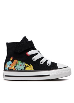 Converse Trampki POKEMON Chuck Taylor All Star Hi A01229C Czarny ze sklepu MODIVO w kategorii Trampki dziecięce - zdjęcie 181189367