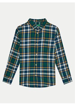 United Colors Of Benetton Koszula 5LQHCQ039 Zielony Regular Fit ze sklepu MODIVO w kategorii Koszule chłopięce - zdjęcie 181189409