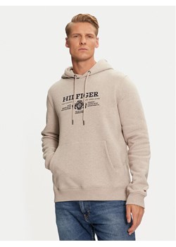 Tommy Hilfiger Bluza MW0MW35527 Beżowy Regular Fit ze sklepu MODIVO w kategorii Bluzy męskie - zdjęcie 181189458
