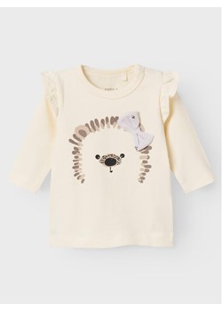 NAME IT Bluzka 13219336 Beżowy Regular Fit ze sklepu MODIVO w kategorii Kaftaniki i bluzki - zdjęcie 181189695