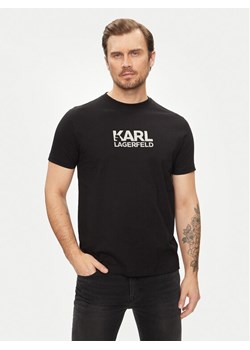 KARL LAGERFELD T-Shirt 755060 542241 Czarny Regular Fit ze sklepu MODIVO w kategorii T-shirty męskie - zdjęcie 181189706
