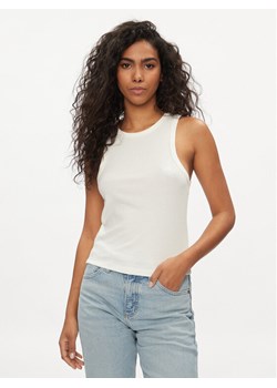 Lee Top 112350212 Écru Slim Fit - id: 0000303592479 - marki Lee - 181189718 Lee Top 112350212 Écru Slim Fit ze sklepu MODIVO w kategorii Bluzki damskie - zdjęcie 181189718