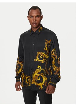Versace Jeans Couture Koszula 76GAL2RW Czarny Regular Fit ze sklepu MODIVO w kategorii Koszule męskie - zdjęcie 181189798