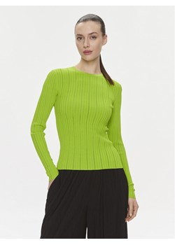 Samsøe Samsøe Bluzka Lea F23400041 Zielony Slim Fit ze sklepu MODIVO w kategorii Bluzki damskie - zdjęcie 181189807