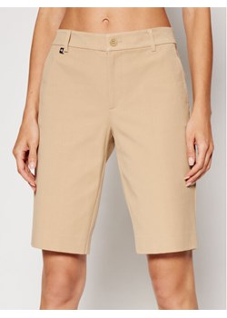 Lauren Ralph Lauren Szorty materiałowe 200661653009 Beżowy Regular Fit ze sklepu MODIVO w kategorii Szorty - zdjęcie 181189909