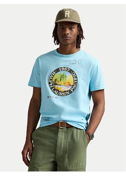 Polo Ralph Lauren T-Shirt 710958253001 Błękitny Classic Fit ze sklepu MODIVO w kategorii T-shirty męskie - zdjęcie 181189947