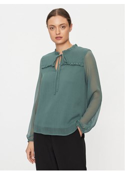 Vero Moda Bluzka Milla 10295551 Zielony Regular Fit ze sklepu MODIVO w kategorii Bluzki damskie - zdjęcie 181189977