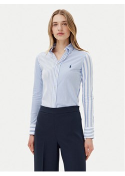 Polo Ralph Lauren Koszula 211965102002 Niebieski Slim Fit ze sklepu MODIVO w kategorii Koszule damskie - zdjęcie 181190236