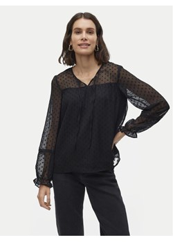 Vero Moda Bluzka Leah 10314692 Czarny Regular Fit ze sklepu MODIVO w kategorii Bluzki damskie - zdjęcie 181190279
