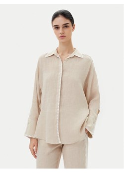 ICONA Koszula RP5LE003 Beżowy Relaxed Fit ze sklepu MODIVO w kategorii Koszule damskie - zdjęcie 181190326