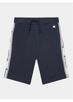 Champion Szorty sportowe 305920 Granatowy Regular Fit ze sklepu MODIVO w kategorii Spodnie chłopięce - zdjęcie 181190327