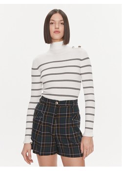 Liu Jo Golf MF3002 MS99E Biały Slim Fit ze sklepu MODIVO w kategorii Swetry damskie - zdjęcie 181190556