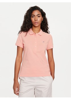Gant Polo Shield 4200870 Koralowy Slim Fit ze sklepu MODIVO w kategorii Bluzki damskie - zdjęcie 181190617