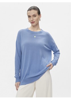 MAX&Co. Sweter Derrik Niebieski Relaxed Fit ze sklepu MODIVO w kategorii Swetry damskie - zdjęcie 181190669