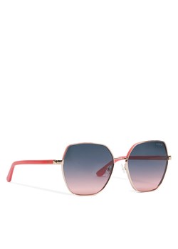 Guess Okulary przeciwsłoneczne GU00108 Różowy ze sklepu MODIVO w kategorii Okulary przeciwsłoneczne damskie - zdjęcie 181190698