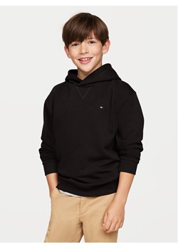 Tommy Hilfiger Bluza Timeless KS0KS00579 Czarny Regular Fit ze sklepu MODIVO w kategorii Bluzy chłopięce - zdjęcie 181190707