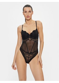 Hunkemöller Body Kattreya 202761 Czarny Sexy Straight Fit ze sklepu MODIVO w kategorii Body damskie - zdjęcie 181190888
