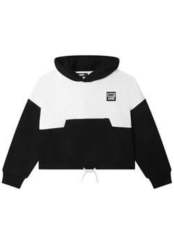 DKNY Bluza D35S95 S Czarny Regular Fit ze sklepu MODIVO w kategorii Bluzy dziewczęce - zdjęcie 181190909