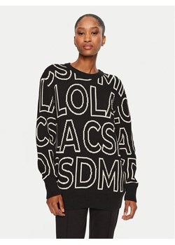 LOLA CASADEMUNT Sweter LF2411011 Czarny Regular Fit ze sklepu MODIVO w kategorii Swetry damskie - zdjęcie 181191015