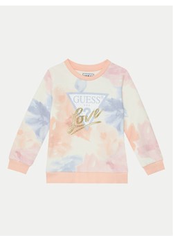 Guess Bluza K5RQ01 KA6R4 Różowy Regular Fit - id: 0000304575471 - marki Guess - 181191037 Guess Bluza K5RQ01 KA6R4 Różowy Regular Fit ze sklepu MODIVO w kategorii Bluzy dziewczęce - zdjęcie 181191037