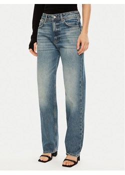 HUGO Jeansy Gilissi 50530319 Niebieski Straight Fit ze sklepu MODIVO w kategorii Jeansy damskie - zdjęcie 181191069