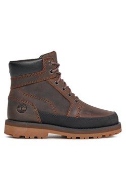 Timberland Trapery Courma Kid Boot W/ Rand TB0A5XHN9311 Brązowy ze sklepu MODIVO w kategorii Buty zimowe dziecięce - zdjęcie 181191167