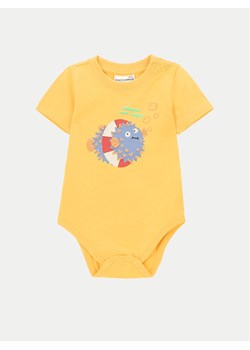 Coccodrillo Body dziecięce WC4112202UWN Żółty ze sklepu MODIVO w kategorii Body niemowlęce - zdjęcie 181191427