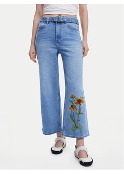 Desigual Jeansy Ohio 25SWDD14 Niebieski Straight Fit - id: 0000304938474 - marki Desigual - 181191435 Desigual Jeansy Ohio 25SWDD14 Niebieski Straight Fit ze sklepu MODIVO w kategorii Jeansy damskie - zdjęcie 181191435