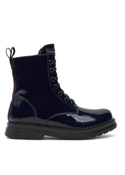 Tommy Hilfiger Botki T4A5-33588-0775 M Granatowy ze sklepu MODIVO w kategorii Buty zimowe dziecięce - zdjęcie 181191769