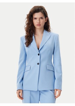 HUGO Marynarka Asmalla 50540787 Błękitny Slim Fit ze sklepu MODIVO w kategorii Marynarki damskie - zdjęcie 181191789