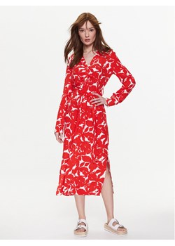 United Colors Of Benetton Sukienka koszulowa 43UEDV02X Czerwony Regular Fit ze sklepu MODIVO w kategorii Sukienki - zdjęcie 181191868