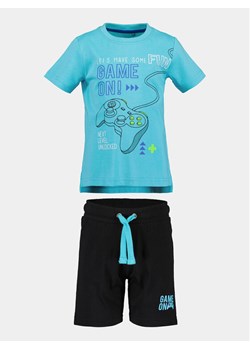 Blue Seven Komplet t-shirt i spodenki 826027 X Niebieski Regular Fit ze sklepu MODIVO w kategorii Komplety chłopięce - zdjęcie 181191878