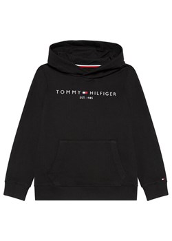 Tommy Hilfiger Bluza Essential Hoody KS0KS00213 Czarny Regular Fit ze sklepu MODIVO w kategorii Bluzy chłopięce - zdjęcie 181191938