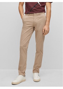 Boss Chinosy Kaito1 50487966 Beżowy Slim Fit ze sklepu MODIVO w kategorii Spodnie męskie - zdjęcie 181191986
