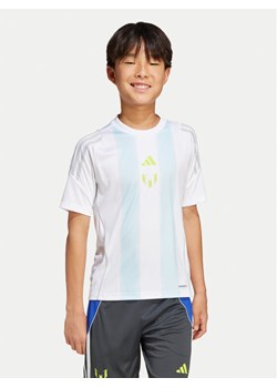 adidas T-Shirt Messi Training JI5460 Biały Regular Fit ze sklepu MODIVO w kategorii T-shirty chłopięce - zdjęcie 181191995