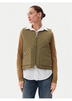 Barbour Bezrękawnik LGI0194GN32 Zielony Regular Fit ze sklepu MODIVO w kategorii Kamizelki damskie - zdjęcie 181192038