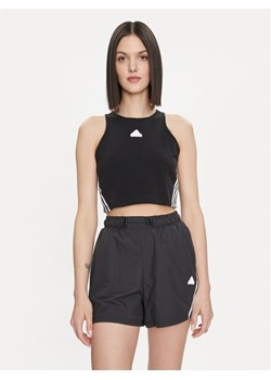 adidas Top Future Icons 3-Stripes IP1572 Czarny Slim Fit ze sklepu MODIVO w kategorii Bluzki damskie - zdjęcie 181192097