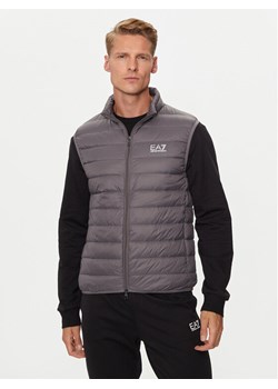 EA7 Emporio Armani Kamizelka 8NPQ06 PNGPZ 1992 Szary Regular Fit ze sklepu MODIVO w kategorii Kamizelki męskie - zdjęcie 181192316