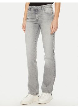 Guess Jeansy W5RA15 D5L81 Szary Straight Leg ze sklepu MODIVO w kategorii Jeansy damskie - zdjęcie 181192349