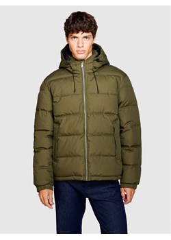 Sisley Kurtka puchowa 23VFSN02J Zielony Regular Fit ze sklepu MODIVO w kategorii Kurtki męskie - zdjęcie 181192545