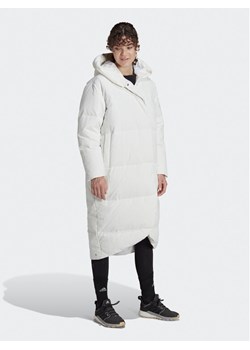 adidas Kurtka puchowa Big Baffle Down Coat HN9939 Biały Loose Fit - id: 0000300575888 - marki adidas - 181192578 adidas Kurtka puchowa Big Baffle Down Coat HN9939 Biały Loose Fit ze sklepu MODIVO w kategorii Kurtki damskie - zdjęcie 181192578