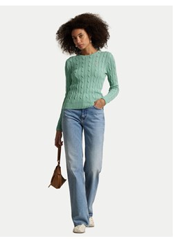 Polo Ralph Lauren Sweter 211891640031 Zielony Slim Fit ze sklepu MODIVO w kategorii Swetry damskie - zdjęcie 181192588