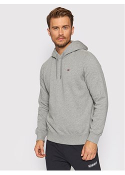 Napapijri Bluza Balis NP0A4FQV Szary Regular Fit ze sklepu MODIVO w kategorii Bluzy męskie - zdjęcie 181192625