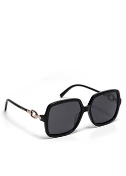 Nine West Okulary przeciwsłoneczne NW 6658S Czarny ze sklepu MODIVO w kategorii Okulary przeciwsłoneczne damskie - zdjęcie 181192628