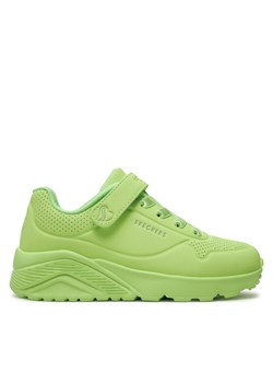 Skechers Sneakersy Uno Lite 310451L/LTGR Zielony ze sklepu MODIVO w kategorii Buty sportowe dziecięce - zdjęcie 181192638