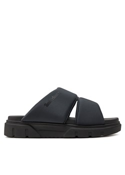Timberland Klapki Greyfield Sandal Slide Sandal TB0A2N21EK81 Czarny ze sklepu MODIVO w kategorii Klapki damskie - zdjęcie 181192667