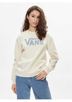 Vans Bluza Classic V Bff Crew VN000A5Q Beżowy Regular Fit ze sklepu MODIVO w kategorii Bluzy damskie - zdjęcie 181192678